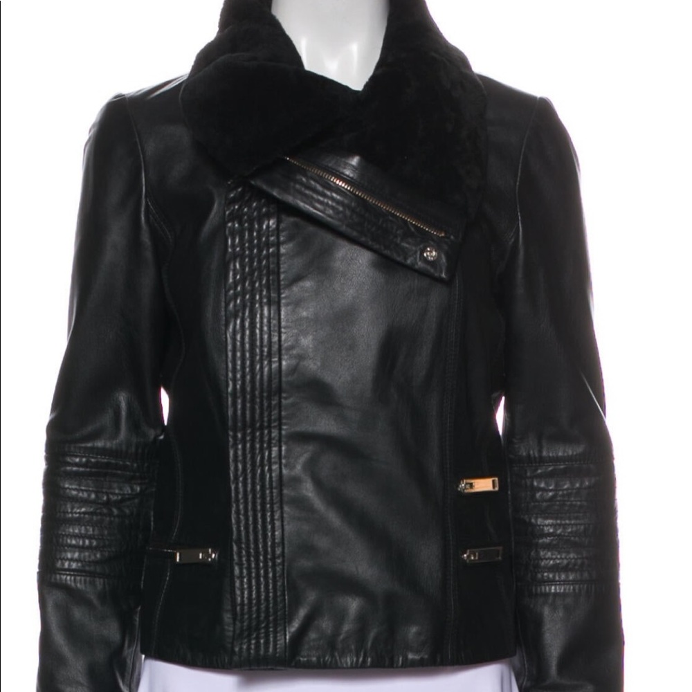 Badgley Mishka Leather Biker Jacket